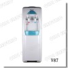 Hot and cold water dispenser with cabinet e-cooling