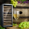 Hot compressor wine cooler with large capacity