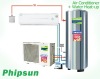 House Air Conditioner + Air Source Water Heater