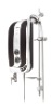 Impress 800EP - Built-in shower pump - Ivory White