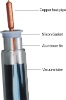 Indifferent hot water vacuum tube with copper