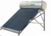 Integrate camping solar water heater with open loop