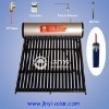 Integrated pressure solar water heating