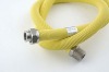 KH-230 SS corrugated yellow gas hose
