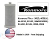 Kenmore Filter - 9910, 469910, 46-9910, 9910P, 04609910000, RC-200, RC101, 09998, 9906