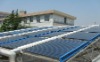 Large capacity commercial solar water heater system