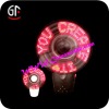 Led flashing promotiona fan