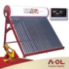 Light control Integrated solar water heater for home use