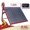 Light control solar water heater for solar heating