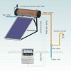 Low price largely supply blue titanium solar collector's pressurized solar water heater(80L)