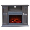 MDF mantel cabinet electric fireplace