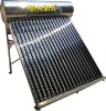 Manufacture Active and Passive Rooftop Stainless Steel Unpressurized Solar Water Heater With Vaccum Tubes