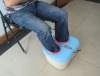 Massage foot warmer