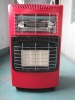 Mobile gas room heater and electrical heater