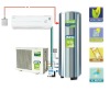 Multi Function House Central Air Source Water Heater + Air Conditioner
