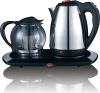 Muti-protection stainless steel Electric Kettle Set/ Tea maker with CB CE product approvals