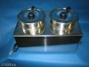 NEW STAINLESS STEEL ELECTRIC DUAL FOOD WARMER HEATER
