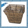 Natural rattan kitchen storage basket set of 3