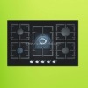 New 8 mm Tempered Glass Gas Cooktop (5 burners)