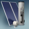 New balcony wall hung of pressurized bule titanium rooftop solar water heater(80L)