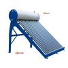 Non-pressure Solar Water Heater, 36 Tubes 360Liter, Solar Keymark,SRCC,CE