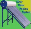 Nonpressurized solar hot water heater