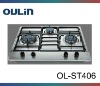 OULIN kitchen 3 burner stainless steel gas cooker OL-ST406