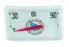 Plastic thermometer for water heater