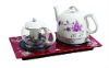 Porcelain Electric Kettle Set