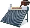 Pre-heated Solar Water Heating System--Copper Coils in Inner Tank