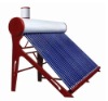 Pre-heated copper coil solar water heater