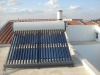 Pre-heated copper coil solar water heaters