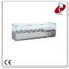 Prepration Refrigerated Counter Top Showcase