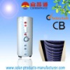 Pressurized enamel solar hot water vessel