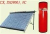 Pressurized solar water heater with split type