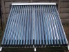 Pressurized split solar collector with heat pipe