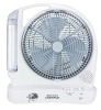 Rechargeable fan with Lamp SF-386A