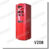 Red color Office /house bottle hot and cold water dispenser with store cabint
