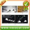 Removable Christmas Eve PVC Wall Sticker Decal