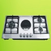 SS panel electric and gas stove NY-QM4021(3G+1E)