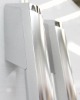 Sand blasting aluminum refrigerator door handle
