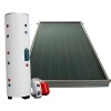 Separate Pressurized Solar System With Flat Plate Solar Collector