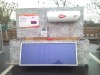Separate pressurized flat plate solar water heater