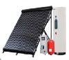 Separated  and pressurized solar hot water heater with heat pipe