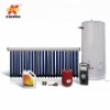 Separated  and pressurized solar hot water heater with heat pipe