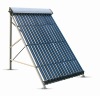 Separated pressurized heat pipe solar collector