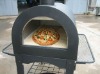 Single deck wood fired pizza oven