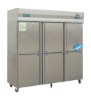 Six-gate double-temperature refrigerator