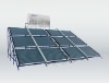 Small commercial solar water heating system