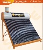 Solar Water Heater with Copper Coil 58 to 1800mm Vacuum Tube and 25mm Hail Resistance